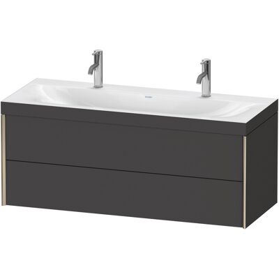 Ensemble de meuble lavabo Duravit Xviu C-Bonded mural - Graphit Supermatt - Publicité Ensemble de meuble lavabo Duravit Xviu C-Bonded mural - Graphit Supermatt - Publicité