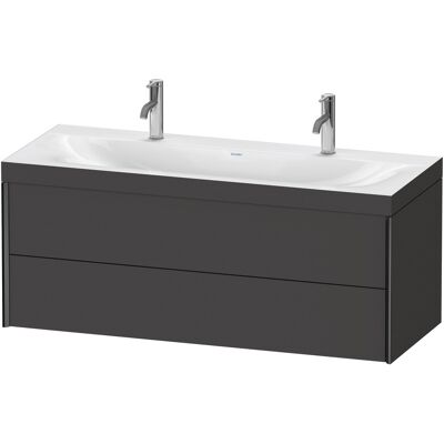 Ensemble de lavabo double mural Duravit Graphit Supermatt - XViu - Publicité Ensemble de lavabo double mural Duravit Graphit Supermatt - XViu - Publicité