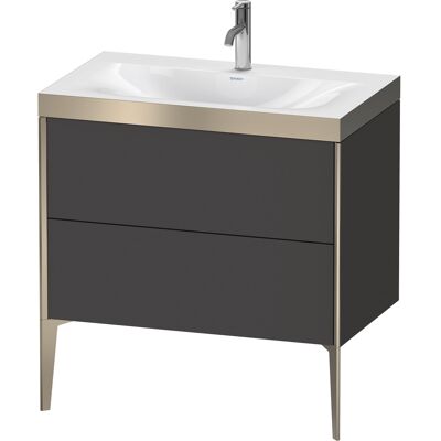 Duravit Xviu Ensemble Lavabo et Meuble - Graphit Supermatt - Publicité Duravit Xviu Ensemble Lavabo et Meuble - Graphit Supermatt - Publicité