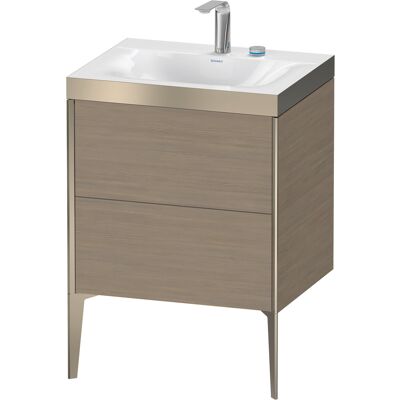 Duravit Xviu Ensemble Vasque Eiche Terra - Montage mural - Publicité Duravit Xviu Ensemble Vasque Eiche Terra - Montage mural - Publicité