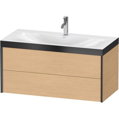 Ensemble salle de bain mural Duravit Chêne Nature avec 2 tiroirs - Publicité Ensemble salle de bain mural Duravit Chêne Nature avec 2 tiroirs - Publicité