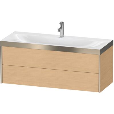 Ensemble mural Duravit Xviu Chêne Nature Champagne Mat - Vasque - Publicité Ensemble mural Duravit Xviu Chêne Nature Champagne Mat - Vasque - Publicité