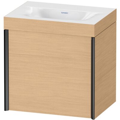 Duravit Xviu Ensemble Lavabo Mural - Chêne Nature / Noir Mat - Publicité Duravit Xviu Ensemble Lavabo Mural - Chêne Nature / Noir Mat - Publicité