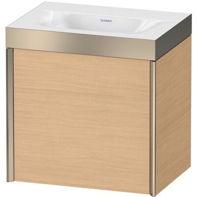 Ensemble de lavabo mural Duravit - Eiche Nature / Champagne Mat - 450x330x460 mm - Publicité Ensemble de lavabo mural Duravit - Eiche Nature / Champagne Mat - 450x330x460 mm - Publicité