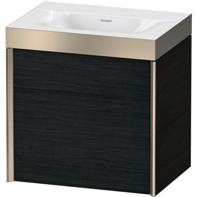 Duravit Xviu Ensemble de Lavabo Murale C-Bonded - Rectangulaire, 1 Porte, Chêne Noir/Champagne Mat - Publicité Duravit Xviu Ensemble de Lavabo Murale C-Bonded - Rectangulaire, 1 Porte, Chêne Noir/Champagne Mat - Publicité
