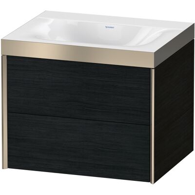 Ensemble Lavabo Murale Duravit Chêne Noir C-Bonded - Publicité Ensemble Lavabo Murale Duravit Chêne Noir C-Bonded - Publicité