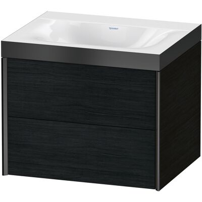 Duravit Xviu Ensemble Meubles Salle de Bain Mural - Eiche Schwarz/Profil Schwarz Matt - Publicité Duravit Xviu Ensemble Meubles Salle de Bain Mural - Eiche Schwarz/Profil Schwarz Matt - Publicité