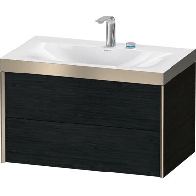 Ensemble de meubles lavabo mural Duravit avec connexion sans couture c-bonded - Eiche Schwarz - Publicité Ensemble de meubles lavabo mural Duravit avec connexion sans couture c-bonded - Eiche Schwarz - Publicité