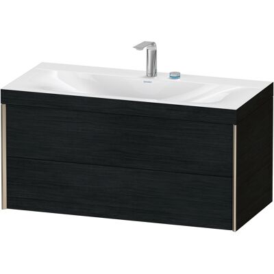 Ensemble de Meuble Lavabo Duravit Xviu C-Bonded - Chêne Noir/Champagne Mat - Publicité Ensemble de Meuble Lavabo Duravit Xviu C-Bonded - Chêne Noir/Champagne Mat - Publicité