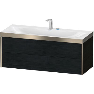 Ensemble mural Duravit Xviu c-bonded - Eiche Schwarz/Champagne Mat - Lavabo - Publicité Ensemble mural Duravit Xviu c-bonded - Eiche Schwarz/Champagne Mat - Lavabo - Publicité