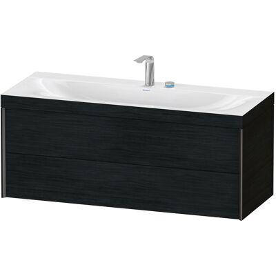Duravit Ensemble Xviu C-Bonded Fixation Murale - Chêne Noir/Noir Mat - Lavabo - Publicité Duravit Ensemble Xviu C-Bonded Fixation Murale - Chêne Noir/Noir Mat - Lavabo - Publicité