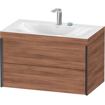 Ensemble de Meuble de Salle de Bain Murale Duravit XViu avec Connexion c-bonded - Noyer Naturel - Publicité Ensemble de Meuble de Salle de Bain Murale Duravit XViu avec Connexion c-bonded - Noyer Naturel - Publicité