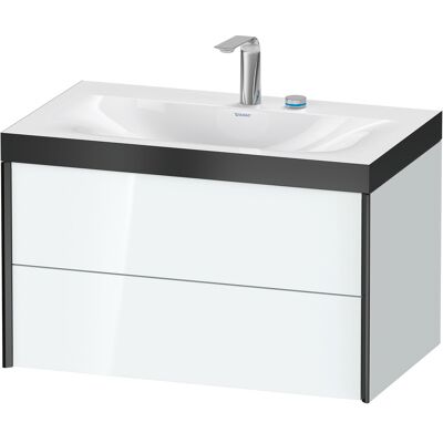 Duravit Ensemble Mural Blanc Brillant Xviu C-Bonded - Lavabo - Publicité Duravit Ensemble Mural Blanc Brillant Xviu C-Bonded - Lavabo - Publicité