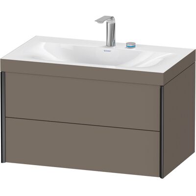Duravit Xviu Ensemble C-Bonded Murale - Lavabo, 2 Tiroirs, Gris - Publicité Duravit Xviu Ensemble C-Bonded Murale - Lavabo, 2 Tiroirs, Gris - Publicité