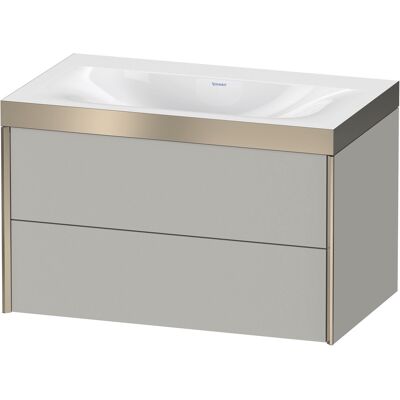 Ensemble de lavabo mural Duravit Betongrau Mat - XV4615NB107P - Publicité Ensemble de lavabo mural Duravit Betongrau Mat - XV4615NB107P - Publicité