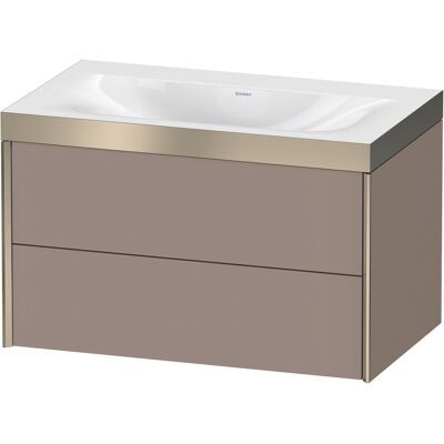 Ensemble lavabo mural Duravit en Basalt Mat avec 2 tiroirs - XV4615NB143P - Publicité Ensemble lavabo mural Duravit en Basalt Mat avec 2 tiroirs - XV4615NB143P - Publicité