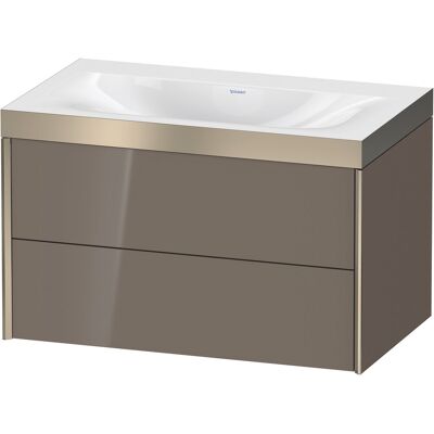 Ensemble salle de bain mural Duravit Xviu C-Bonded - Gris - Publicité Ensemble salle de bain mural Duravit Xviu C-Bonded - Gris - Publicité