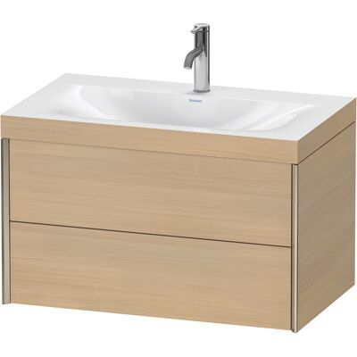 Ensemble Lavabo Murale C-Bonded Duravit - Chêne Méditerranéen - 2 Tiroirs - Publicité Ensemble Lavabo Murale C-Bonded Duravit - Chêne Méditerranéen - 2 Tiroirs - Publicité