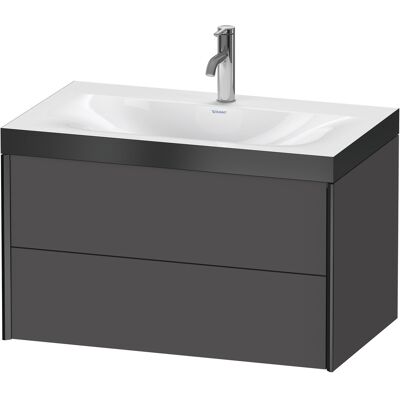 Ensemble Duravit Mural Graphit Matt avec 2 Tiroirs - Lavabo & Meuble - Publicité Ensemble Duravit Mural Graphit Matt avec 2 Tiroirs - Lavabo & Meuble - Publicité