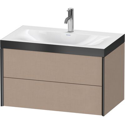 Duravit Xviu Ensemble Murale - 2 Tiroirs, Noir Mat - Publicité Duravit Xviu Ensemble Murale - 2 Tiroirs, Noir Mat - Publicité
