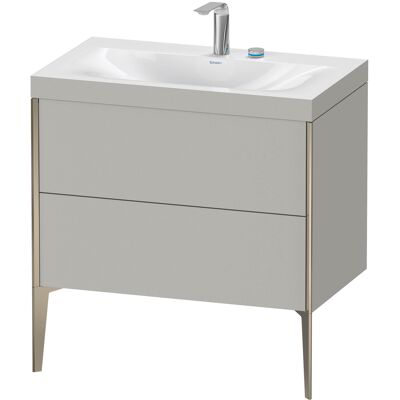 Duravit Betongrau Matt Ensemble Lavabo Mur - XViu - Publicité Duravit Betongrau Matt Ensemble Lavabo Mur - XViu - Publicité