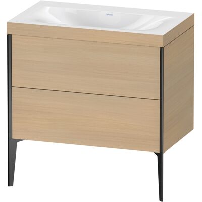 Duravit Xviu Ensemble Salle de Bain C-Bonded - Chêne Méditerranéen, 2 Tiroirs - Publicité Duravit Xviu Ensemble Salle de Bain C-Bonded - Chêne Méditerranéen, 2 Tiroirs - Publicité
