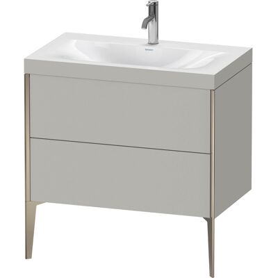 Duravit Xviu C-Bonded Set Lavabo - Bodenstehend, Betongrau Matt - Publicité Duravit Xviu C-Bonded Set Lavabo - Bodenstehend, Betongrau Matt - Publicité
