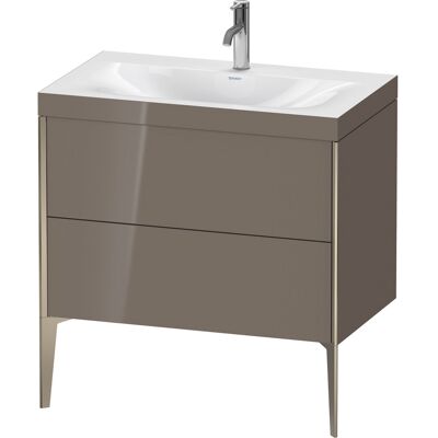 Ensemble de lavabo Duravit Xviu C-bonded - Rectangulaire, 2 tiroirs, Sans trop-plein - Publicité Ensemble de lavabo Duravit Xviu C-bonded - Rectangulaire, 2 tiroirs, Sans trop-plein - Publicité