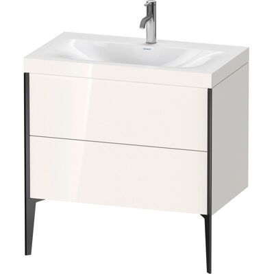 Duravit Xviu Ensemble C-Bonded au Sol - Blanc Laqué - Ensemble Lavabo - Publicité Duravit Xviu Ensemble C-Bonded au Sol - Blanc Laqué - Ensemble Lavabo - Publicité