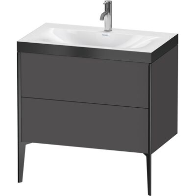Duravit Xviu Ensemble C-Bonded Lavabo - 2 Tiroirs - Qualité Allemande - Publicité Duravit Xviu Ensemble C-Bonded Lavabo - 2 Tiroirs - Qualité Allemande - Publicité
