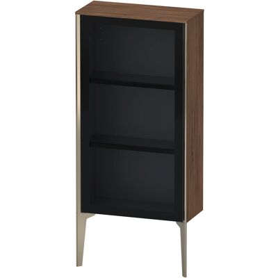 Duravit Armoire Murale - XV1361LB121 - Porte vitrée, Champagne Mat, Noyer Foncé - Publicité Duravit Armoire Murale - XV1361LB121 - Porte vitrée, Champagne Mat, Noyer Foncé - Publicité
