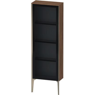 Armoire semi-haute Duravit XViu avec porte en verre - Champagne mat / Noyer foncé - Publicité Armoire semi-haute Duravit XViu avec porte en verre - Champagne mat / Noyer foncé - Publicité