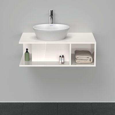 Meuble vasque suspendu Duravit D-Neo - 80cm - Compartiment ouvert - Publicité Meuble vasque suspendu Duravit D-Neo - 80cm - Compartiment ouvert - Publicité