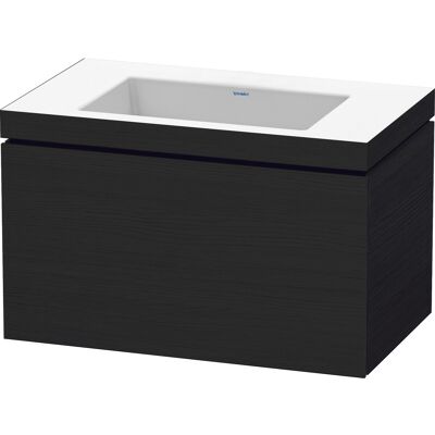 Ensemble de salle de bain Duravit L-Cube Fixé au mur - Chêne noir mat - Publicité Ensemble de salle de bain Duravit L-Cube Fixé au mur - Chêne noir mat - Publicité