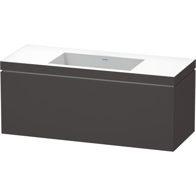 Duravit L-Cube Meuble lavabo mural - Graphit Supermatt - Publicité Duravit L-Cube Meuble lavabo mural - Graphit Supermatt - Publicité