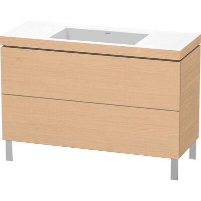 Duravit L-Cube Meuble salle de bain - Chêne naturel, 2 tiroirs, Fixation murale, 120x48 cm - Publicité Duravit L-Cube Meuble salle de bain - Chêne naturel, 2 tiroirs, Fixation murale, 120x48 cm - Publicité