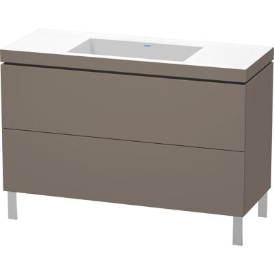 Meuble lavabo Duravit L-Cube - 2 tiroirs, Gris, Qualité allemande - Publicité Meuble lavabo Duravit L-Cube - 2 tiroirs, Gris, Qualité allemande - Publicité