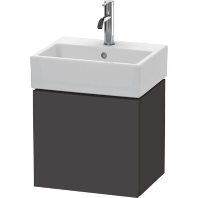 Duravit L-Cube Lavabo mural, 1 porte, Graphit Supermatt - LC6245R8080 - Publicité Duravit L-Cube Lavabo mural, 1 porte, Graphit Supermatt - LC6245R8080 - Publicité