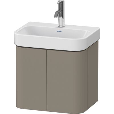 Duravit HP43840 Meuble sous-lavabo mural - Gris pierre satiné - Publicité Duravit HP43840 Meuble sous-lavabo mural - Gris pierre satiné - Publicité