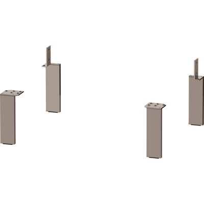 Pieds en aluminium Duravit Brioso - Basalt Mat - Pack de 4 - Mobilier - Publicité Pieds en aluminium Duravit Brioso - Basalt Mat - Pack de 4 - Mobilier - Publicité