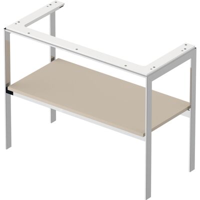 Duravit White Tulip Console - Taupe Seidenmatt - Console en métal rectangulaire - Publicité Duravit White Tulip Console - Taupe Seidenmatt - Console en métal rectangulaire - Publicité