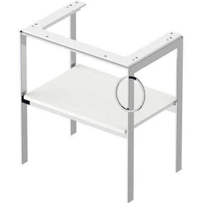 Duravit White Tulip - Console lavabo - Rectangulaire, Blanc Soyeux - Sur pied - Publicité Duravit White Tulip - Console lavabo - Rectangulaire, Blanc Soyeux - Sur pied - Publicité