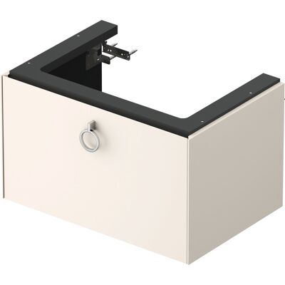 Duravit White Tulip meuble sous-vasque WT425103939 68,4 x 45,8 cm, Nordic Weiß Seidenmatt , 2000 , match3 coulissant avec poignée - Publicité Duravit White Tulip meuble sous-vasque WT425103939 68,4 x 45,8 cm, Nordic Weiß Seidenmatt , 2000 , match3 coulissant avec poignée - Publicité