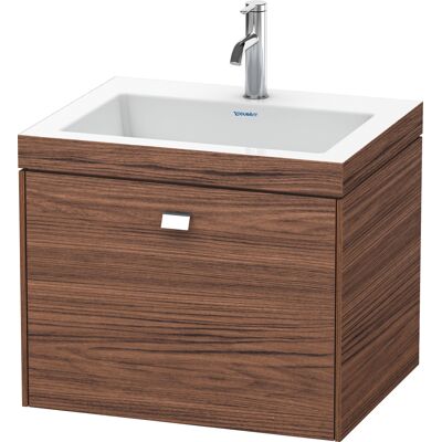 Duravit Noyer Foncé ensemble c-bonded - Fixé au mur - Publicité Duravit Noyer Foncé ensemble c-bonded - Fixé au mur - Publicité