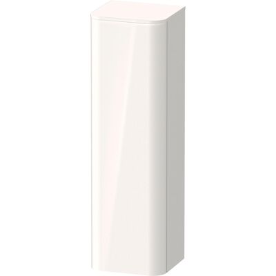 Duravit HP1261L2222 Armoire Murale Blanc Hochglanz - Montage murale, Tip-on, 3 étagères en verre - Publicité Duravit HP1261L2222 Armoire Murale Blanc Hochglanz - Montage murale, Tip-on, 3 étagères en verre - Publicité