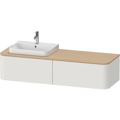 Duravit Armoire sous lavabo murale - Blanc Nordique, 2 tiroirs, 1600mm - Publicité Duravit Armoire sous lavabo murale - Blanc Nordique, 2 tiroirs, 1600mm - Publicité
