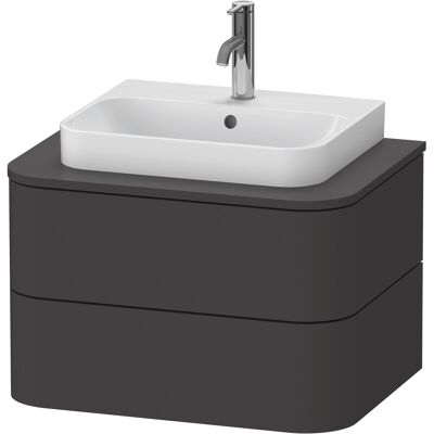 Duravit Happy D.2 Plus Meuble sous-lavabo mural - Graphit Supermatt - Publicité Duravit Happy D.2 Plus Meuble sous-lavabo mural - Graphit Supermatt - Publicité