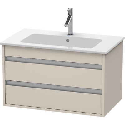 Duravit Ketho Meuble sous-vasque mural - Taupe Mat - Publicité Duravit Ketho Meuble sous-vasque mural - Taupe Mat - Publicité