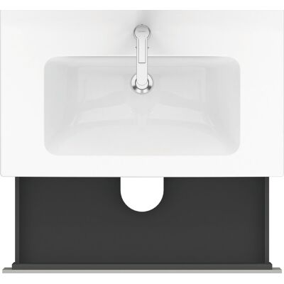 Duravit L-Cube Support Mural pour Lavabo - Betongrau Mat - Publicité Duravit L-Cube Support Mural pour Lavabo - Betongrau Mat - Publicité