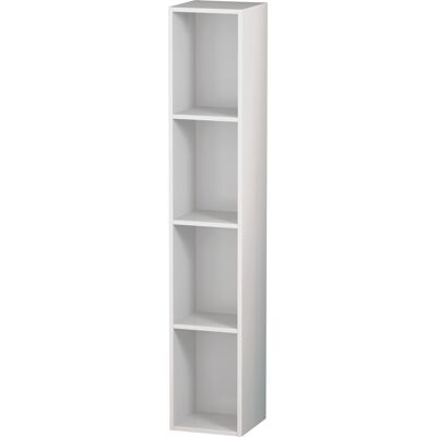 Duravit L-Cube Étagère Mural Blanc High Gloss - 4 Compartiments - Publicité Duravit L-Cube Étagère Mural Blanc High Gloss - 4 Compartiments - Publicité